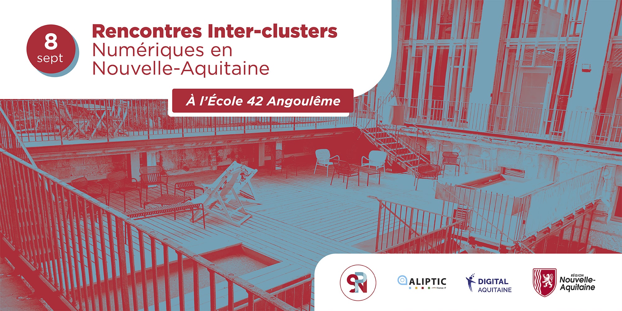 La 1ère édition Rencontre Inter-clusters numériques en Nouvelle-Aquitaine aura lieu le 8 septembre 2022 de 10h à 14h30 à Angoulême