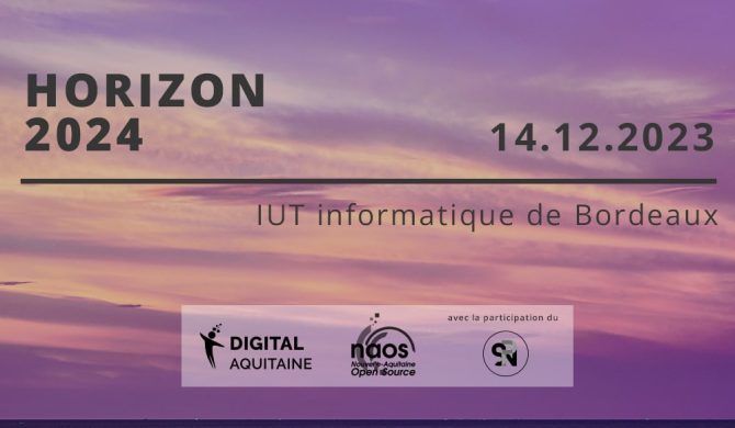 Horizon 2024 Digital Aquitaine et NAOS