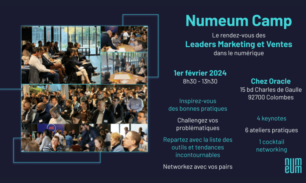 Numeum Camp - Leaders Marketing et Ventes dans le numérique